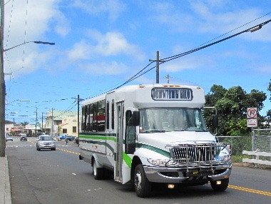 Hele on bus on the Big Island hele-on