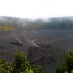The Kilauea'iki caldera as seen from the Killauea'iki overlook in the Hawaii Volcanoes National Park