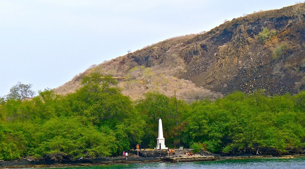 Captain Cook monument on the Big Island