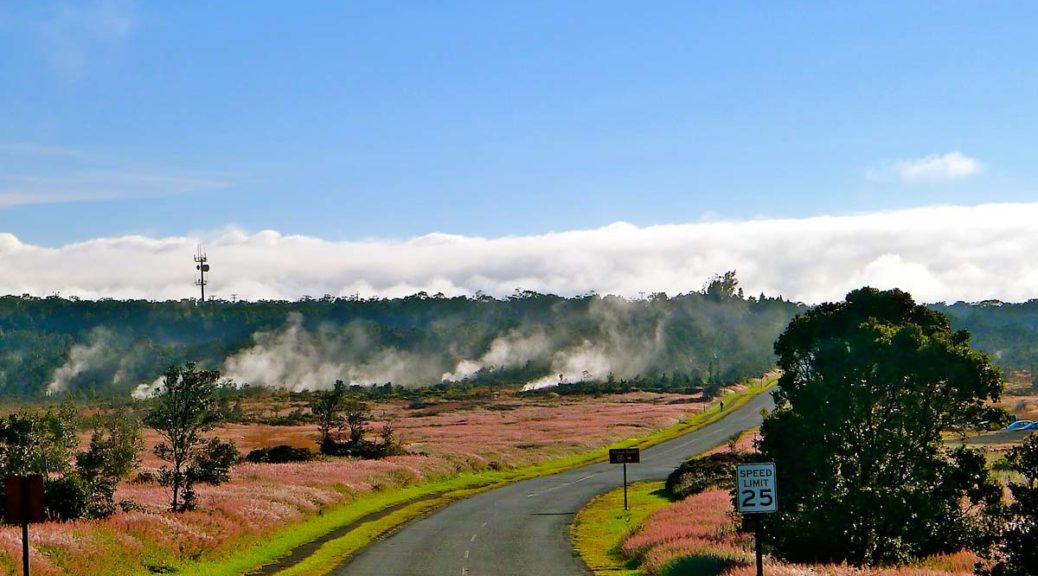 Steam vents in the Hawaii Volcanoes National Park