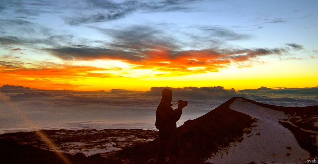 Sunset from Mauna Kea