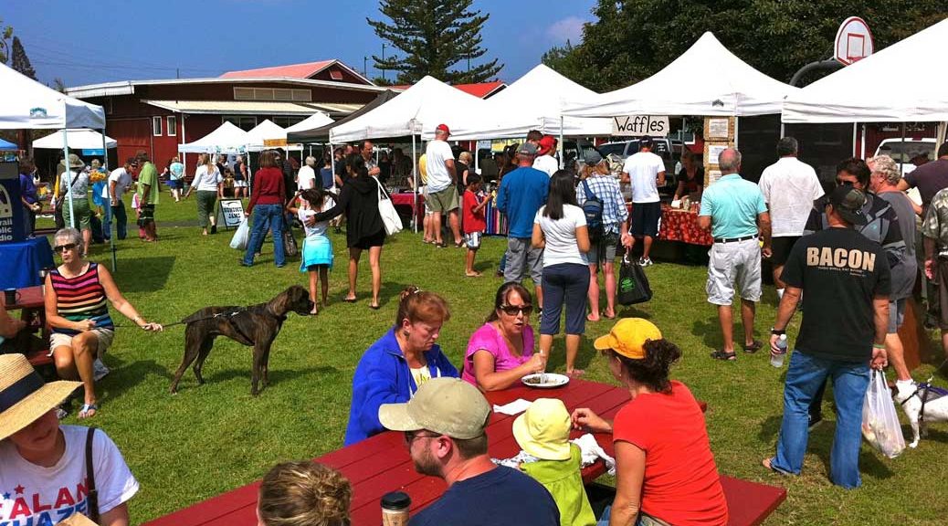 Waimea town farmers market