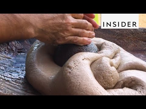 Poi Hand-Pounded To Perfection In Hawaii