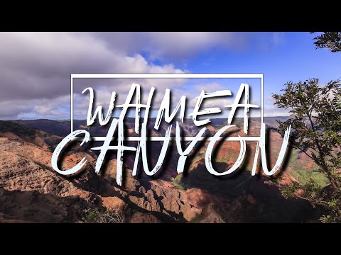 Waimea Canyon - Grand Canyon of the Pacific - Kauai, Hawaii | 4K drone footage