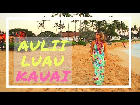 Aulii Luau at Sheraton Kauai, Hawaii