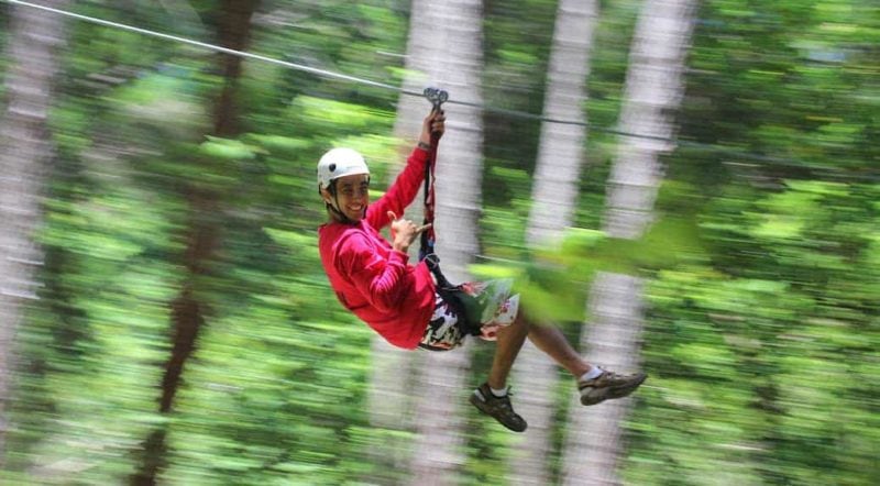 Ziplining on the Big Island