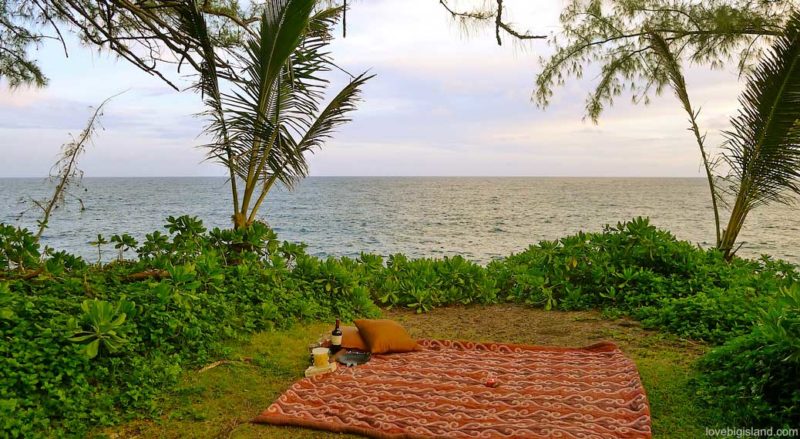 Picnic area on the Big Island