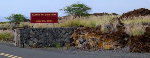 Kua Bay entrance