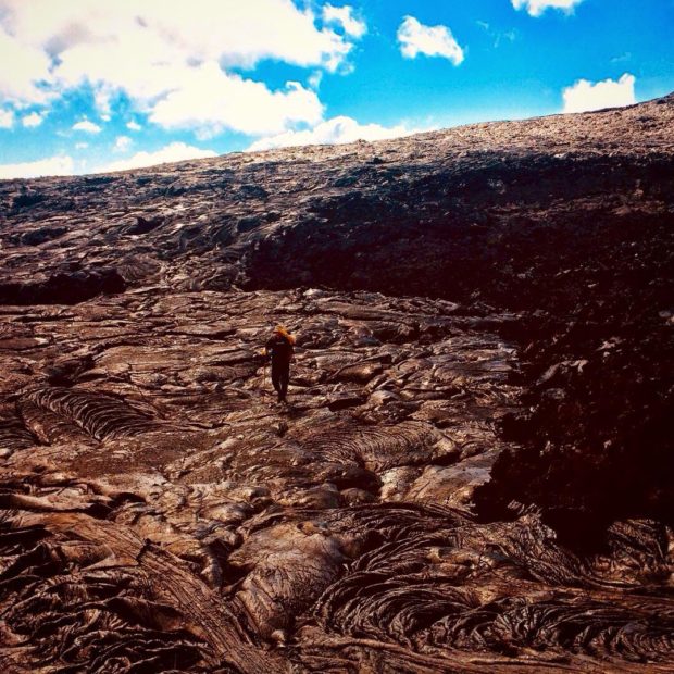 Endless lava fields