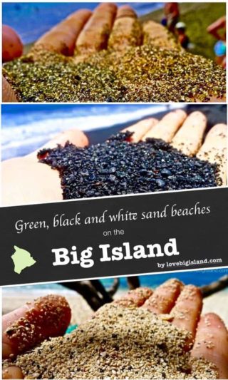 beaches, big island, hawaii, popular, green sand, white sand, black sand