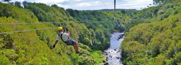 Zipline through Paradise