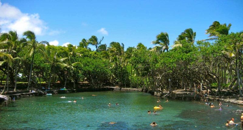 big island hot spring hot pond