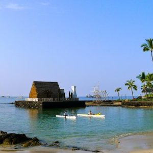 ‘Ahu’ena Heiau (temple of the burning altar) in Kona