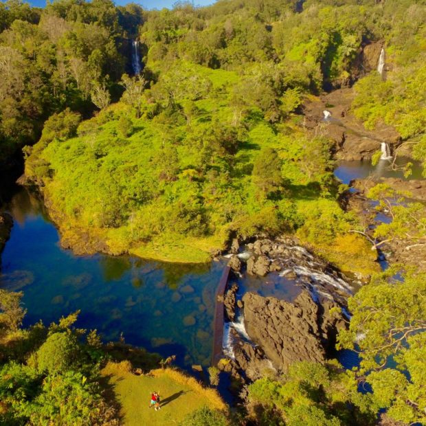 Waterfalls close to Hilo