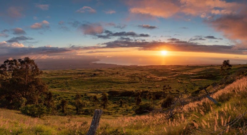 kohala coast sunset