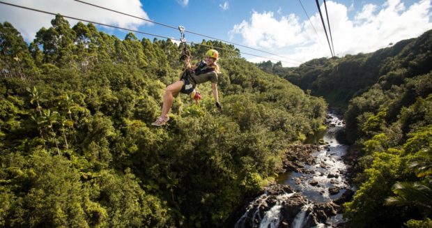 Zipline through Paradise