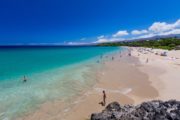 Hapuna beach, white sand beach, hawaii