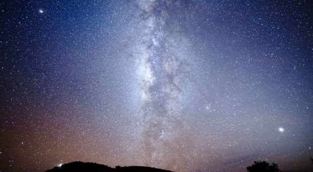 milky way from saddle road