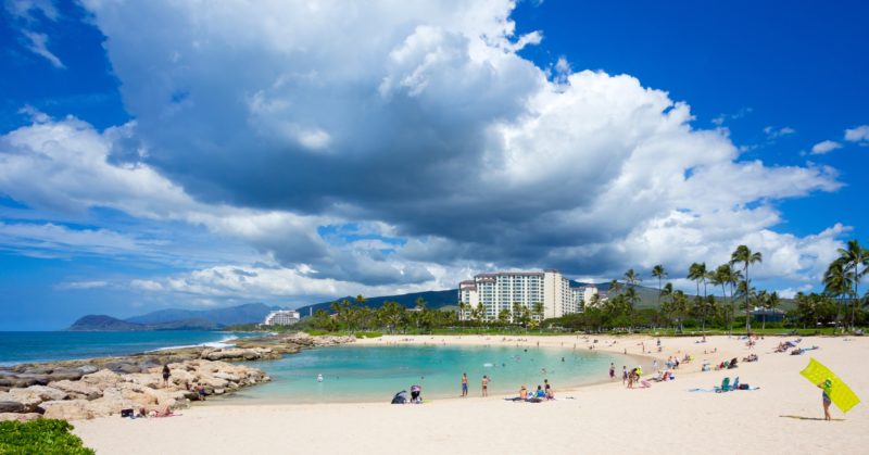 Ko'olina Manmade Lagoon in Oahu Hawaii