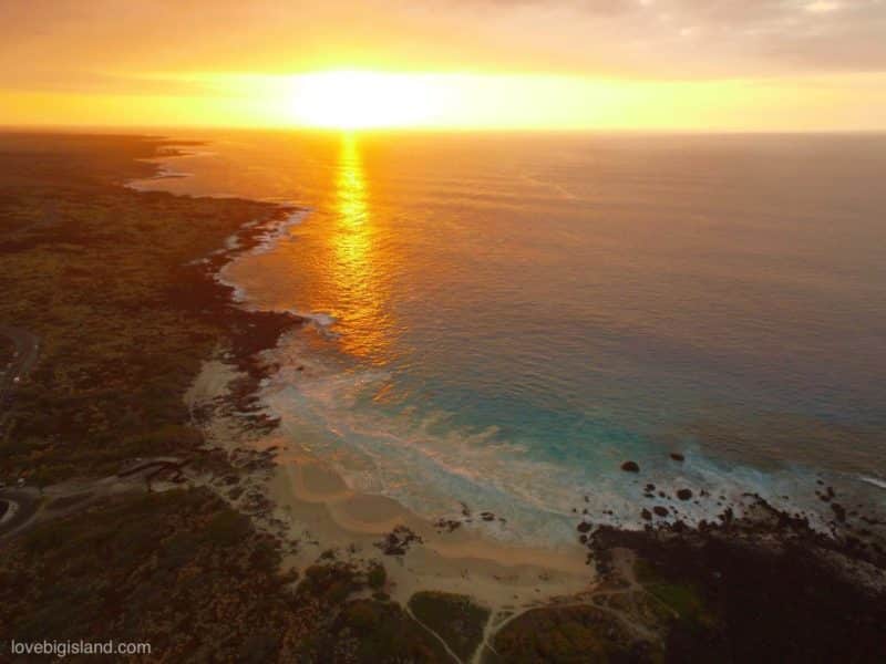 kua bay, Manini'owali Beach, sunset, hawaii, big island
