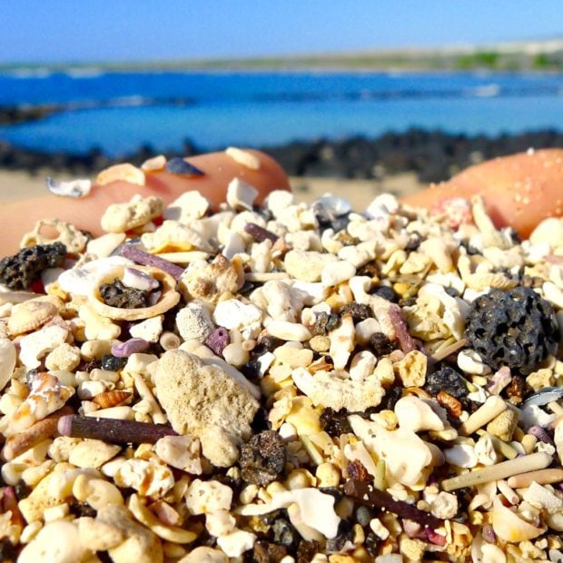 Sand on Ai’opio beach