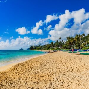 Lanikai beach, Nā Mokulua, the Mokes