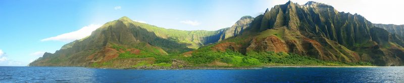 Panorama of the Nāpali Coast