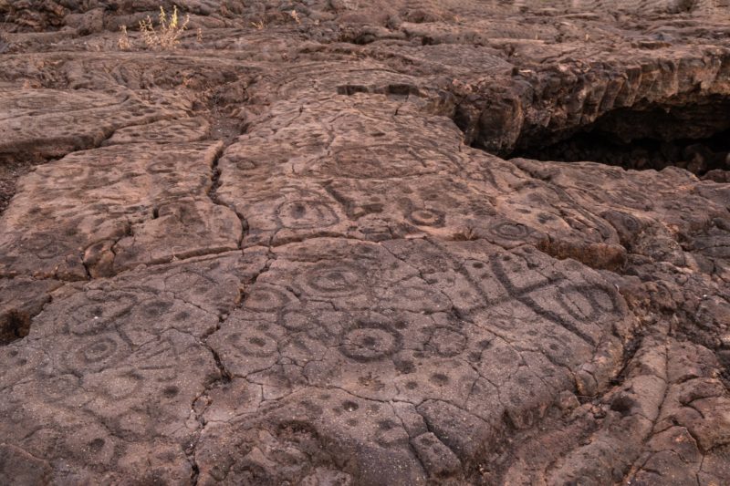 Petroglyphs on Hawaii