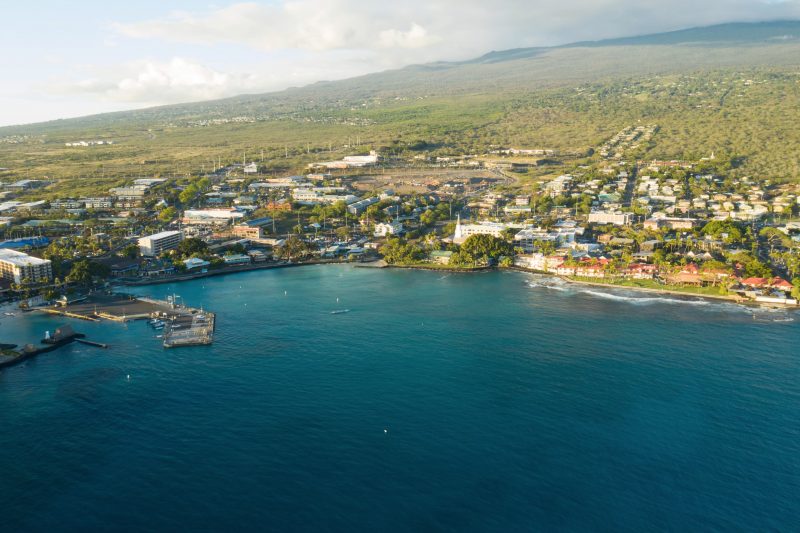  Aerial view of Kailua-Kona 