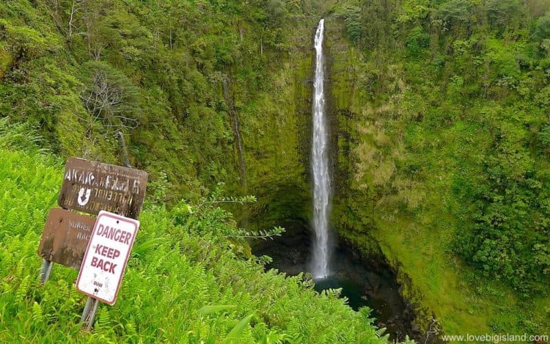 Akaka falls on the Big Island