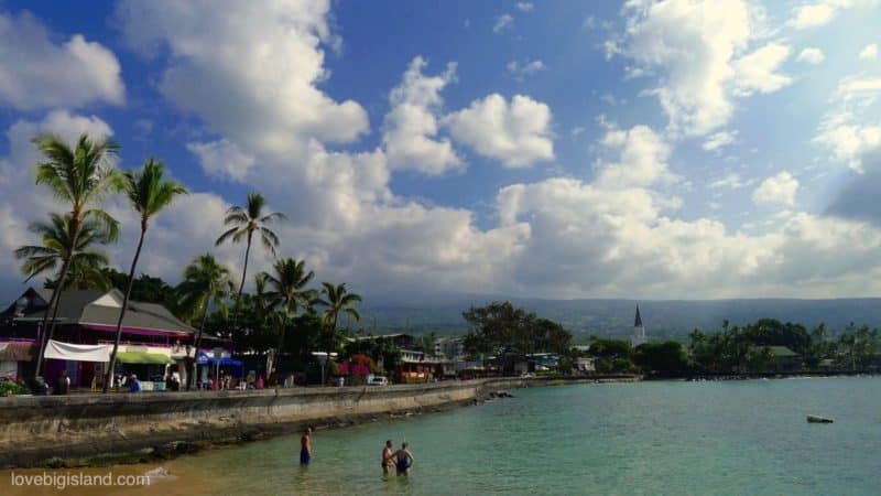 Ali'i drive, Kailua Kona, Gig Island, Kona Hawaii