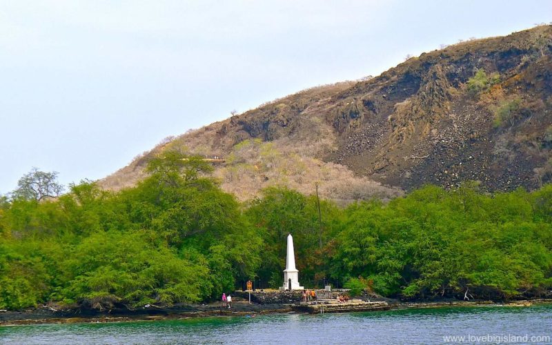 Captain Cook monument on the Big Island