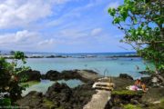 Carlsmith beach park in Hilo on the Big Island of hawaii