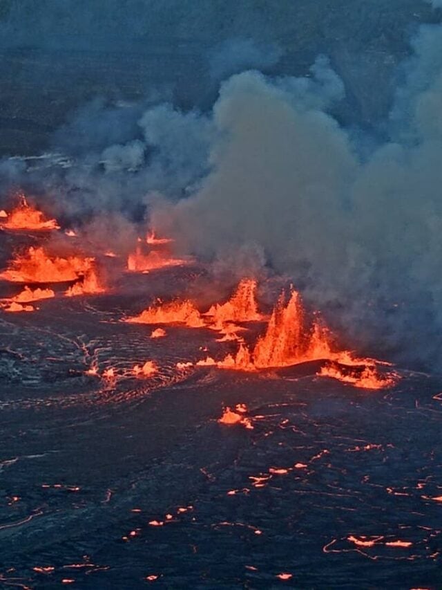 Hawaii’s Kilauea volcano erupts for the third time this year