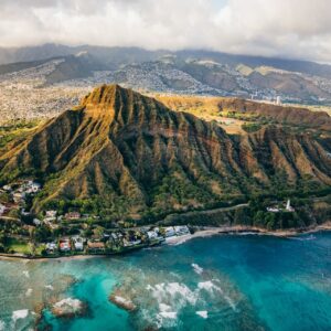 Diamond Head in the afternoon sun
