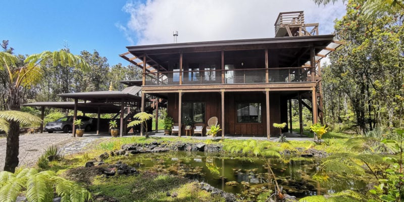 volcano village vacation rental, big island