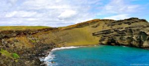 green sand beach