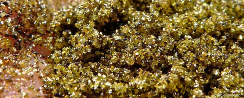 green sand, olivine