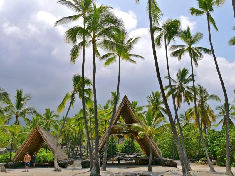 Halau in Pu’uhonua o Honaunau National Park