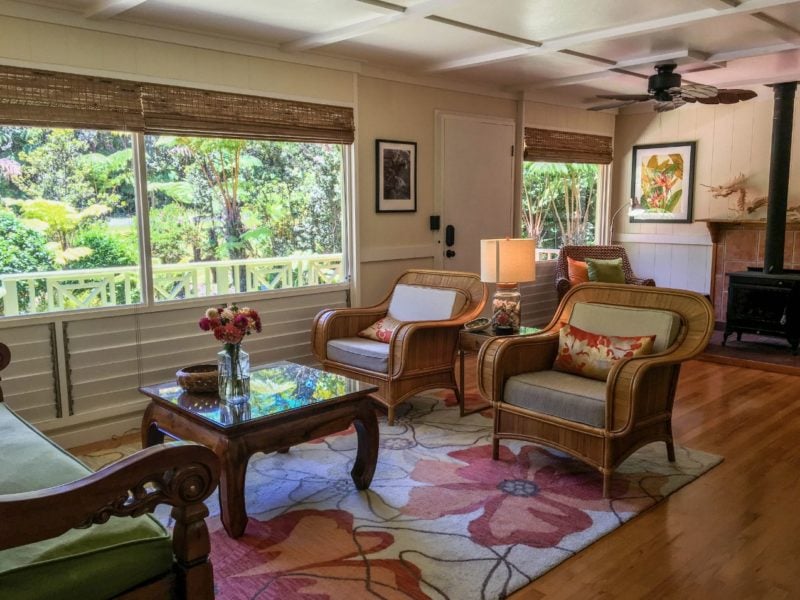 hale kupukupu, vacation rental, volcano village