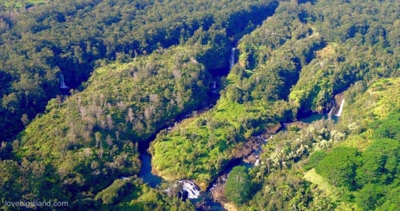 hakalau, waterfalls, big island, hawaii