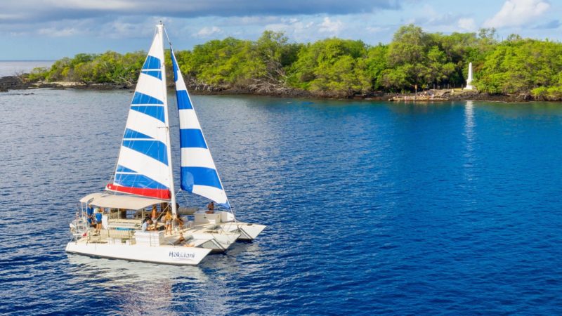 snorkeling, captain cook monument, trimaran, big island