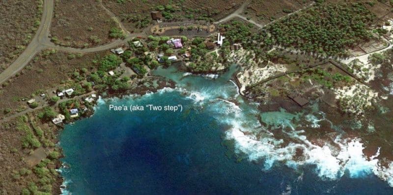 two step, snorkeling, Honaunau bay, hawaii, pae'a