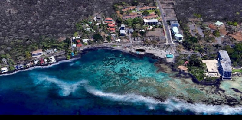 kahaluu beach park, snorkeling, big island, beach park