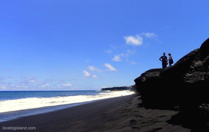 kalapana beach access, kaimu beach park access