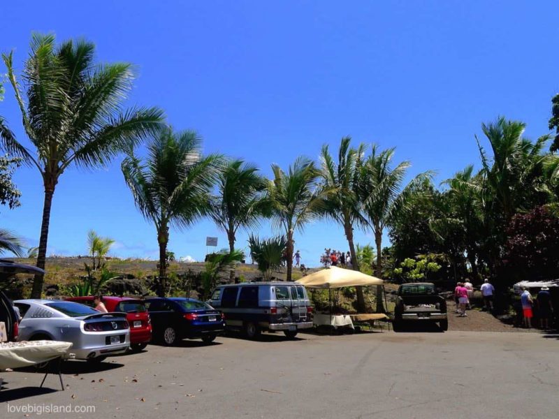 parking, kaimu kalapana beach park