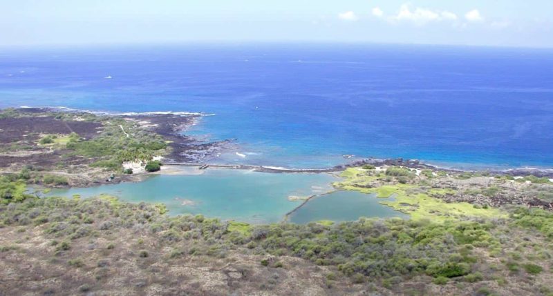 Kaloko Fishpond in the Kaloko-Honokōhau National Historical Park, hawaii, national park