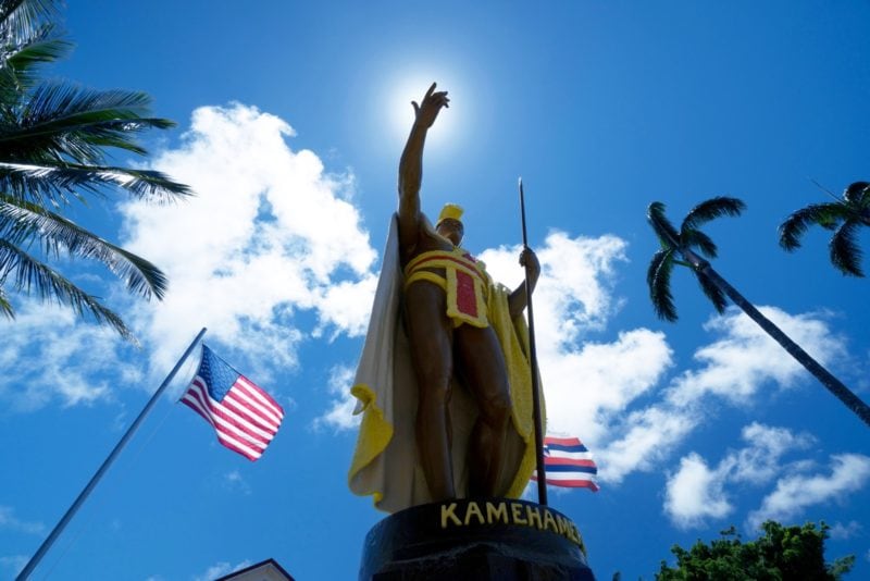 Kamehamea statue big island