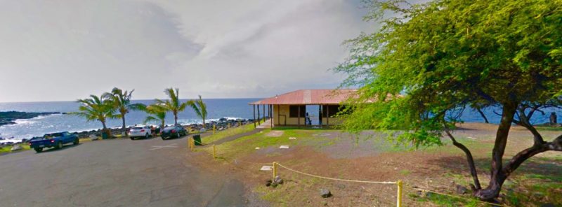 kapa'a beach park, big island, hawaii, whale watching