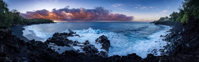 Kehena Beach panorama